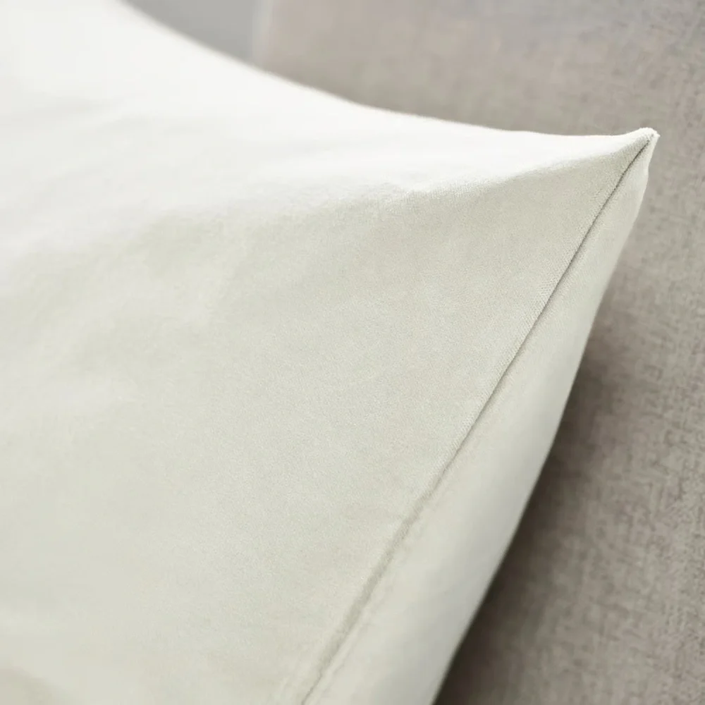 White Decorative Square Throw Pillow Covers